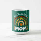 Mug Une Maman Merci Thanksgiving Rainbow Fall Leopard (Centre)