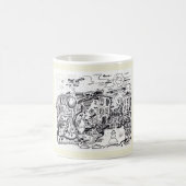 Mug Une marche de nuit à la maison (Centre)