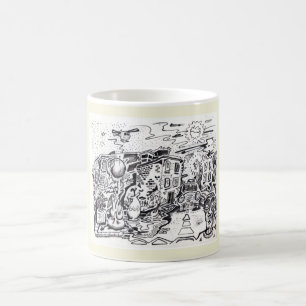 Mug Une marche de nuit à la maison