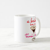 Mug Une mariée dans un style café Tini Bit (Devant droit)