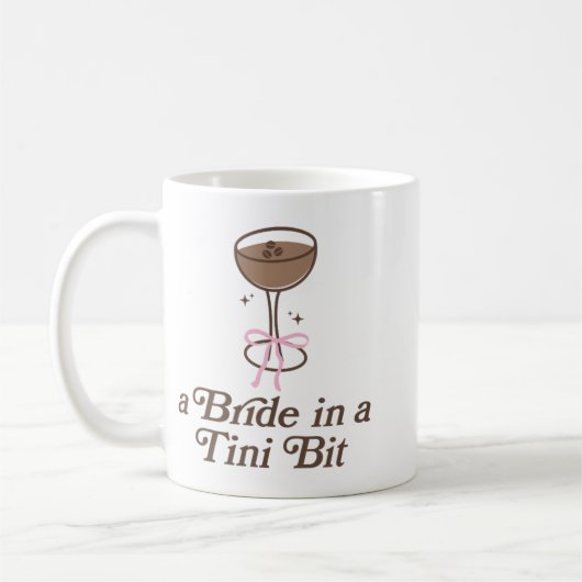 Mug Une Mariée Dans Un Tini Bit Tail Bow Coquette Bach (Gauche)