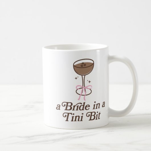 Mug Une Mariée Dans Un Tini Bit Tail Bow Coquette Bach (Droite)