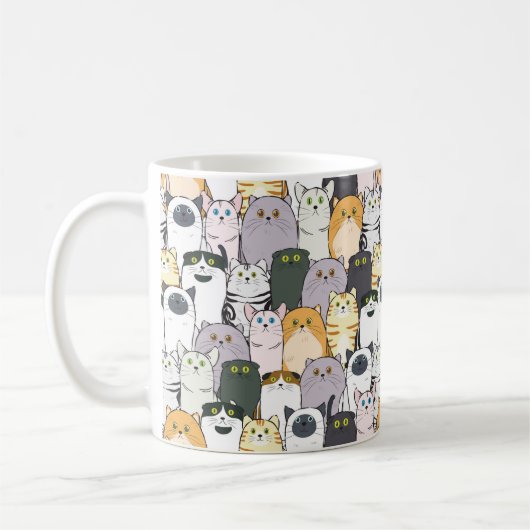 Mug Une mer de chats (Gauche)