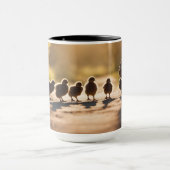 Mug Une mère et ses poussins (Centre)