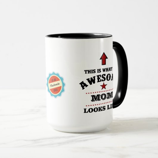Mug Une Mère Merci De Fils Ou De Fille (Devant droit)