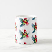 Mug Une mignonne perruque dans un Casquette d'hiver et (Centre)