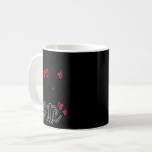 Mug Une morsure de chat signifie amour, Saint-Valentin (Devant gauche)