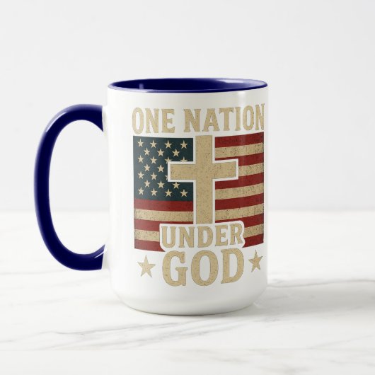 Mug Une nation sous Dieu (Gauche)