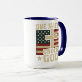 Mug Une nation sous Dieu (Devant droit)