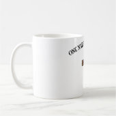Mug Une nation sous Dieu avec une croix robuste (Gauche)