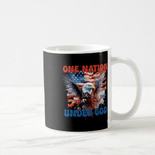 Mug Une nation sous Dieu Drapeau 4 juillet Patriotique
