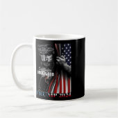 Mug Une nation sous Dieu Trump 2024 Dieu drapeau améri (Gauche)
