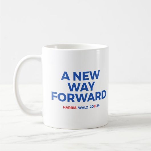 Mug Une nouvelle voie d'avenir - Harris Walz 2024 (Gauche)