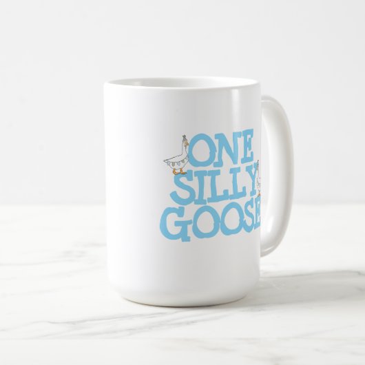 Mug Une oie idiote (Devant droit)