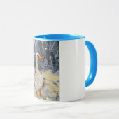 Mug une oie pittoresque en hiver (Devant droit)