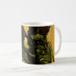Mug Une paire de chaussures de Vincent van Gogh<br><div class="desc">Une paire de chaussures de Vincent van Gogh est un post impressionnisme d'art vintage à vie morte avec une vieille paire de bottes de travail paysan avec dentelles. Les bottes de travail qu'un fermier pauvre porterait. À propos de l'artiste : Vincent Willem van Gogh était un peintre post impressionniste dont...</div>
