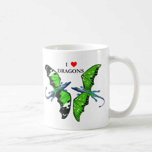 Mug Une paire de dragons (Droite)