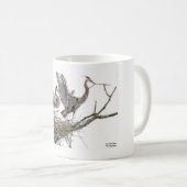 Mug Une paire de hérons de grand bleu (Devant droit)