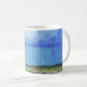 Mug Une peinture de paysage parfaite d'art abstrait de (Devant droit)