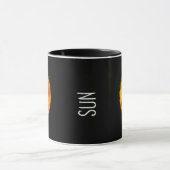 Mug Une peinture du soleil dans un espace (Centre)