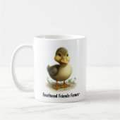 Mug Une peinture numérique d'un canard mignon (Gauche)