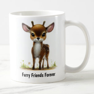 Mug Une peinture numérique d'un cerf très mignon