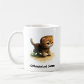 Mug Une peinture numérique d'un chat de jungle mignon (Gauche)