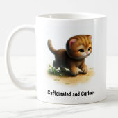 Mug Une peinture numérique d'un chat de jungle mignon