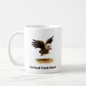 Mug Une peinture numérique d'un condor mignon (Gauche)