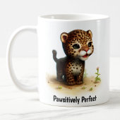 Mug Une peinture numérique d'un jaguar mignon