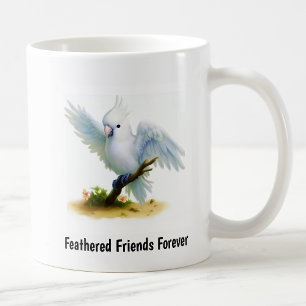 Mug Une peinture numérique d'un joli Cockatoo Moluccan