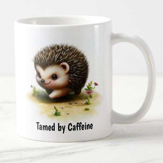 Mug Une peinture numérique d'un joli hérisson