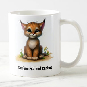 Mug Une peinture numérique d'un Lynx mignon