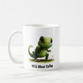 Mug Une peinture numérique d'un mignon Chameleon (Gauche)