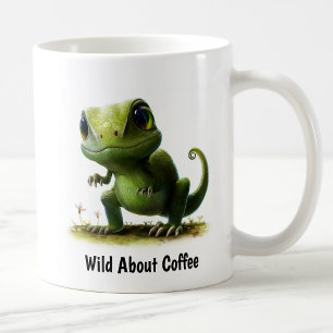 Mug Une peinture numérique d'un mignon Chameleon