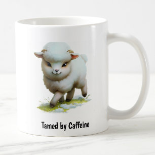 Mug Une peinture numérique d'un mouton très mignon