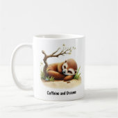 Mug Une peinture numérique d'un suricate mignon (Gauche)