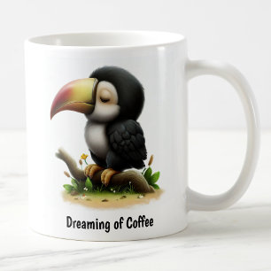 Mug Une peinture numérique d'un Toucan à la belle fact