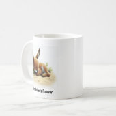Mug Une peinture numérique d'une jolie antilope (Devant gauche)