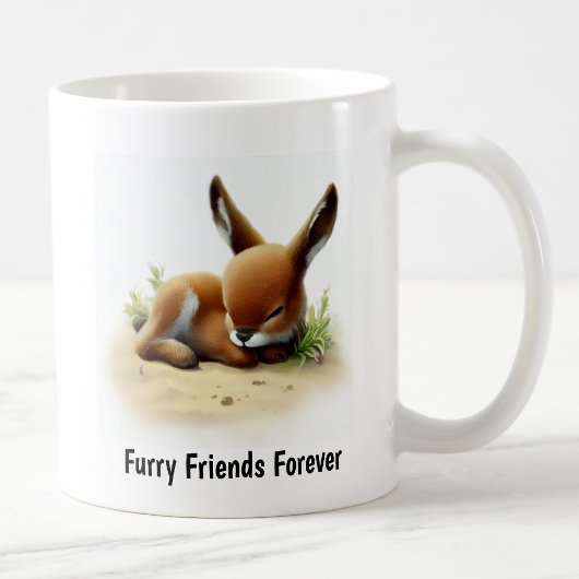 Mug Une peinture numérique d'une jolie antilope