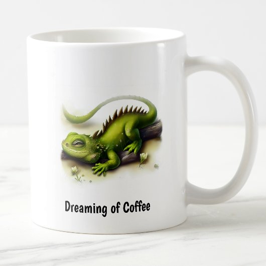 Mug Une peinture numérique d'une mignonne Iguana