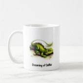Mug Une peinture numérique d'une mignonne Iguana (Gauche)