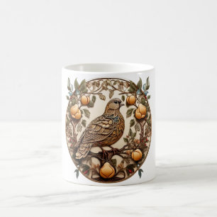 MUG UNE PERDRIX DANS. UN POIRIER