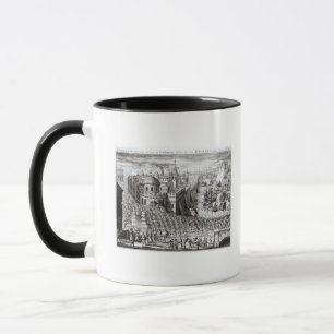 Mug Une perspective de la ville et du port