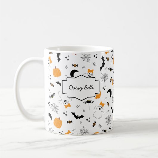 Mug Une petite apparition est presque là Fille Orange (Gauche)