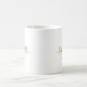 Mug Une Petite Fille Brasse Du Baby shower De Café (Centre)