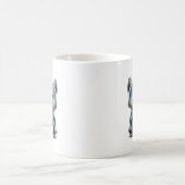 Mug Une petite souris grise à l'aspect 3D. (Centre)