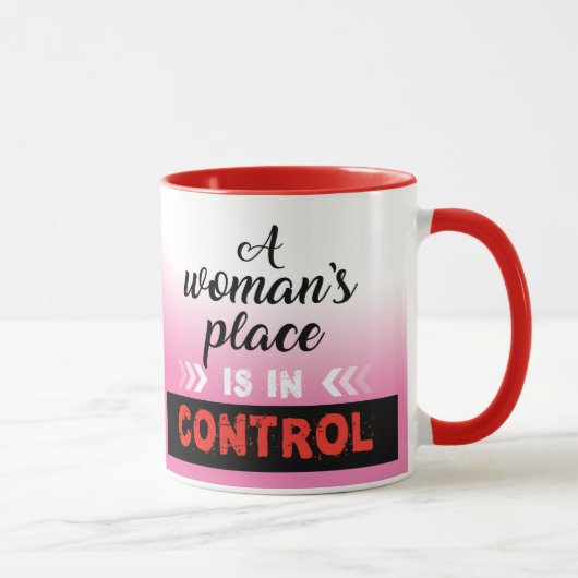 Mug Une place de femme, le café branché Mug. (Droite)