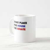 Mug Une place pour les femmes est à la maison et au sé (Devant gauche)