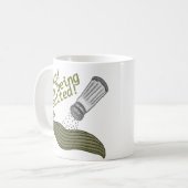 Mug Une plaisanterie animale drôle salée de calembour (Devant gauche)